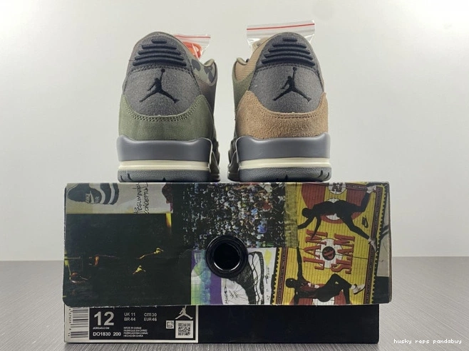 Rep Husky Camo DO1830-200 Patchwork 3 Air Jordan Retro 0713